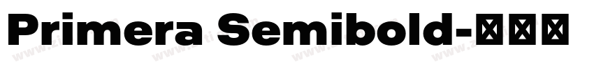Primera Semibold字体转换